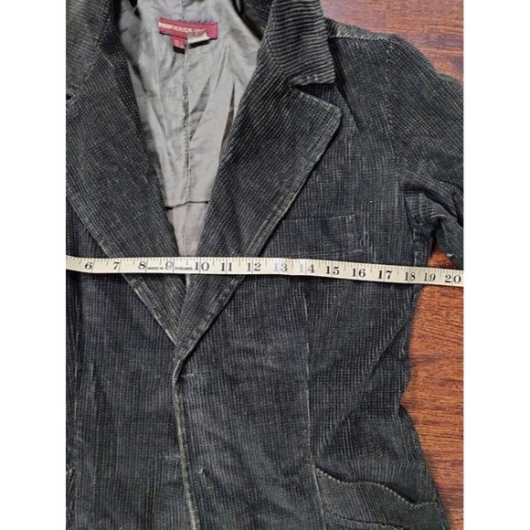 ZARA TRF Corduroy Blazer Jacket High-Low Jacket L /M - Picture 7 of 12